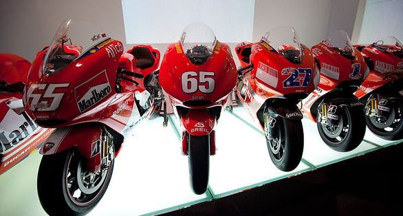 photo of view ofDucati Museum, casteldebole, Italy.