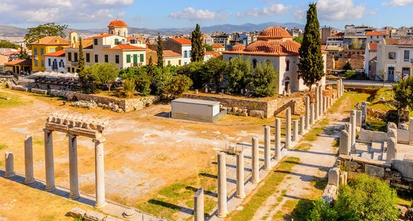 photo of Roman forum, Agora of Athens, Greece,Athens Greece.