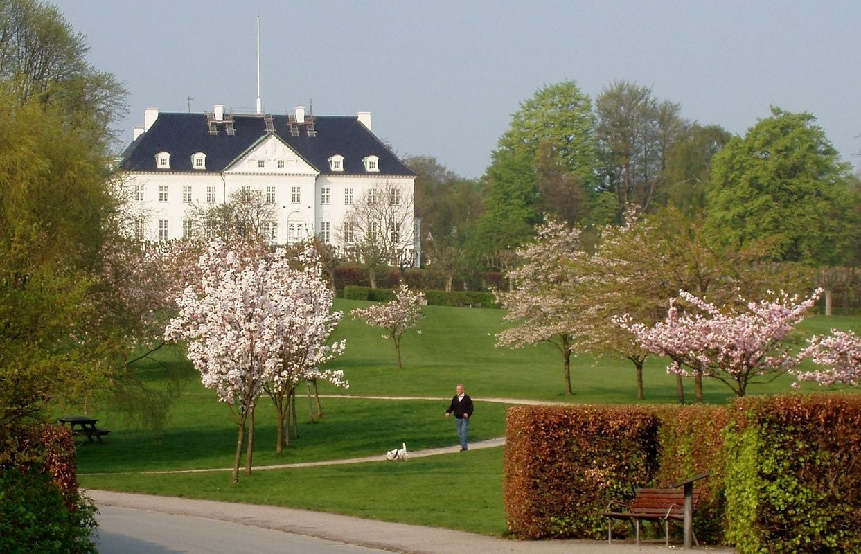 Photo of Mindeparken the memorial park in Aarhus, Denmark.