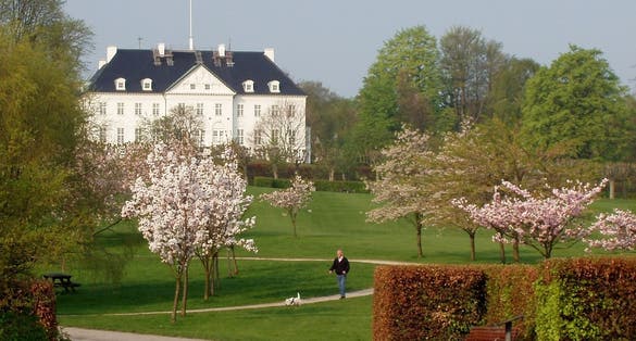 Photo of Mindeparken the memorial park in Aarhus, Denmark.