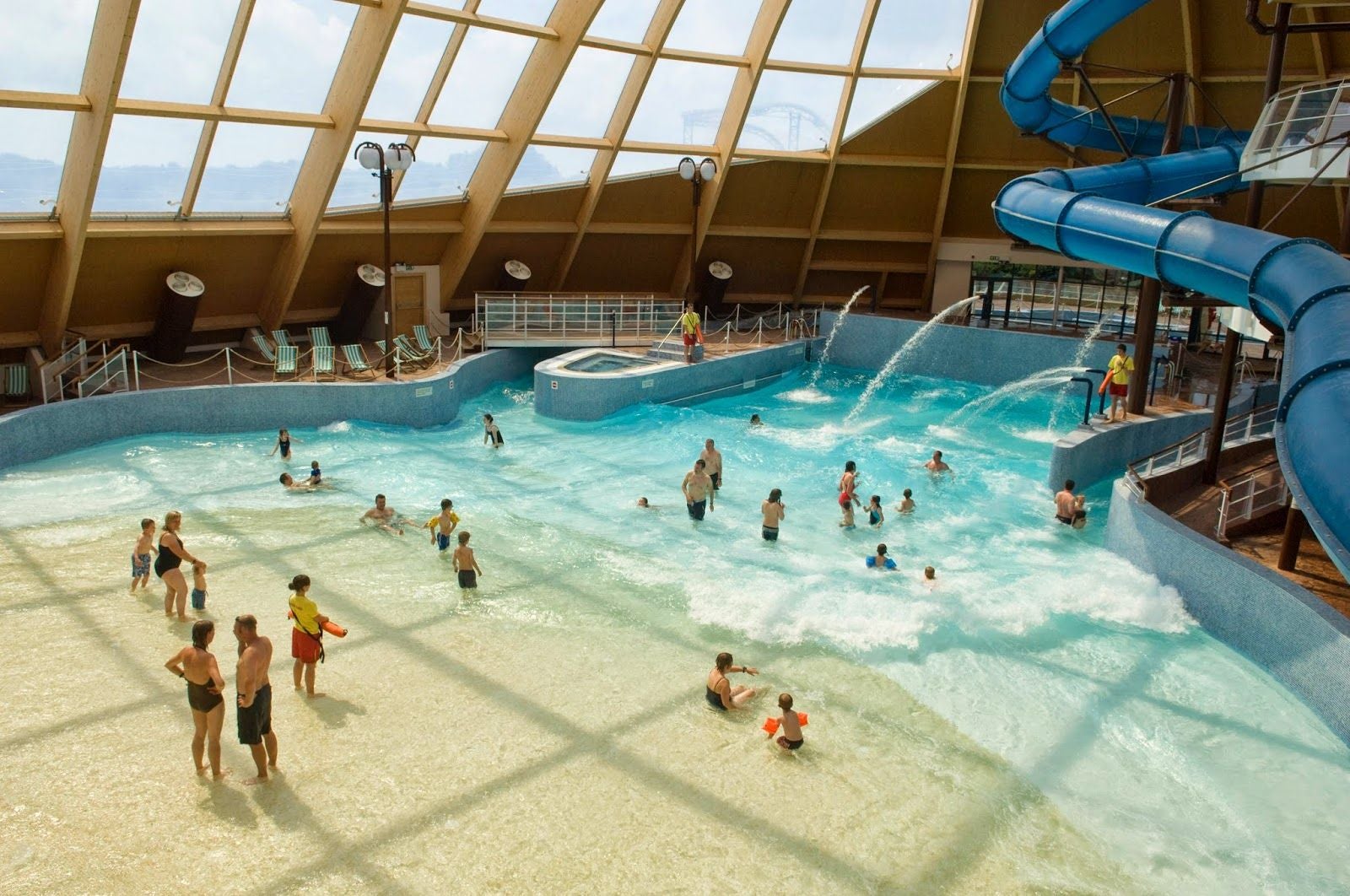 Blue Lagoon Water Park, Martletwy, Pembrokeshire, Wales, United Kingdom