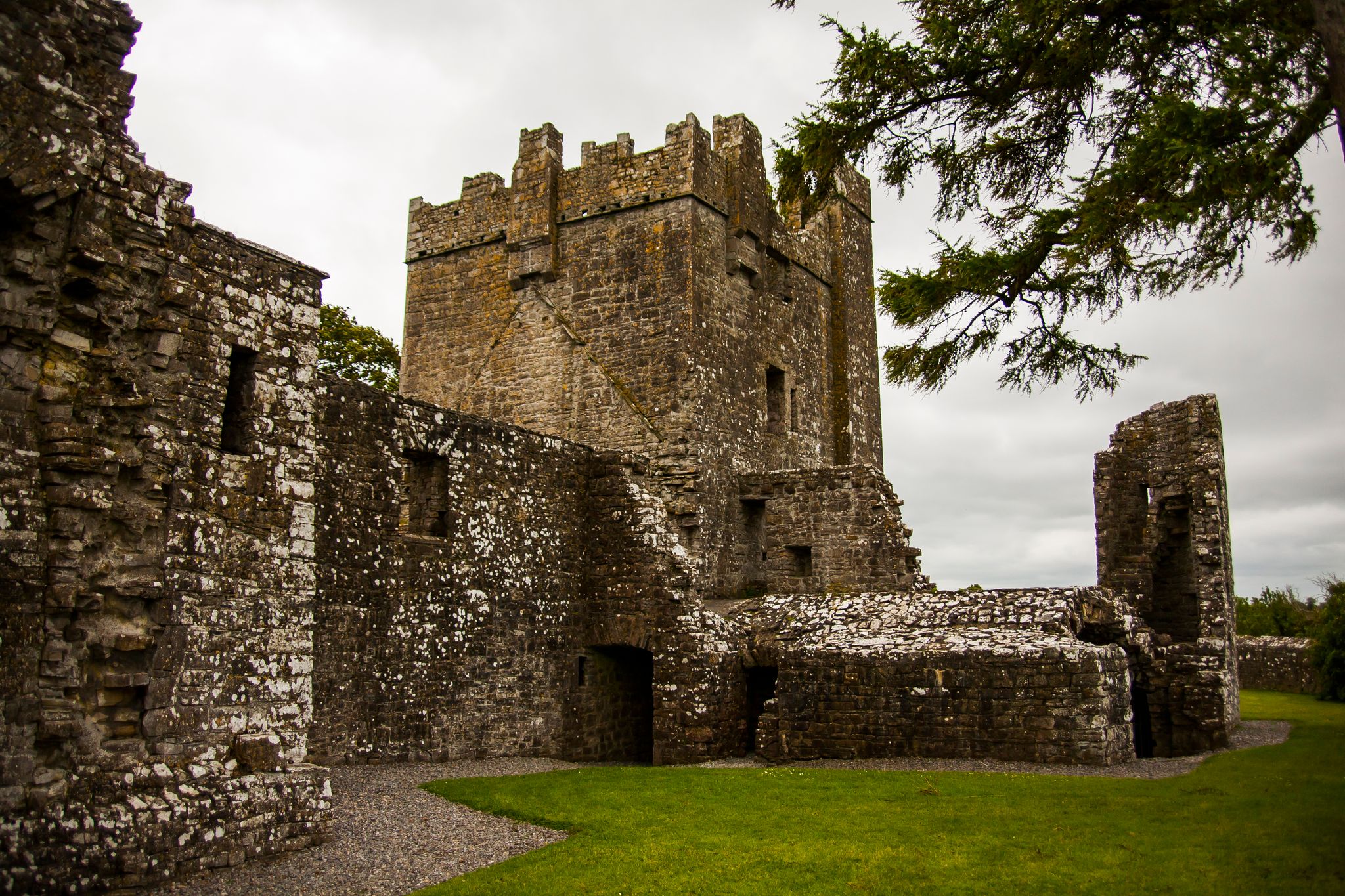 PHOTO OF Spring in Bective Abbey (Mainistir Bheigti), Ireland. .