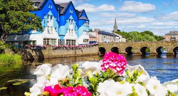 photo of view of City centre of Sligo, County Galway, Ireland.