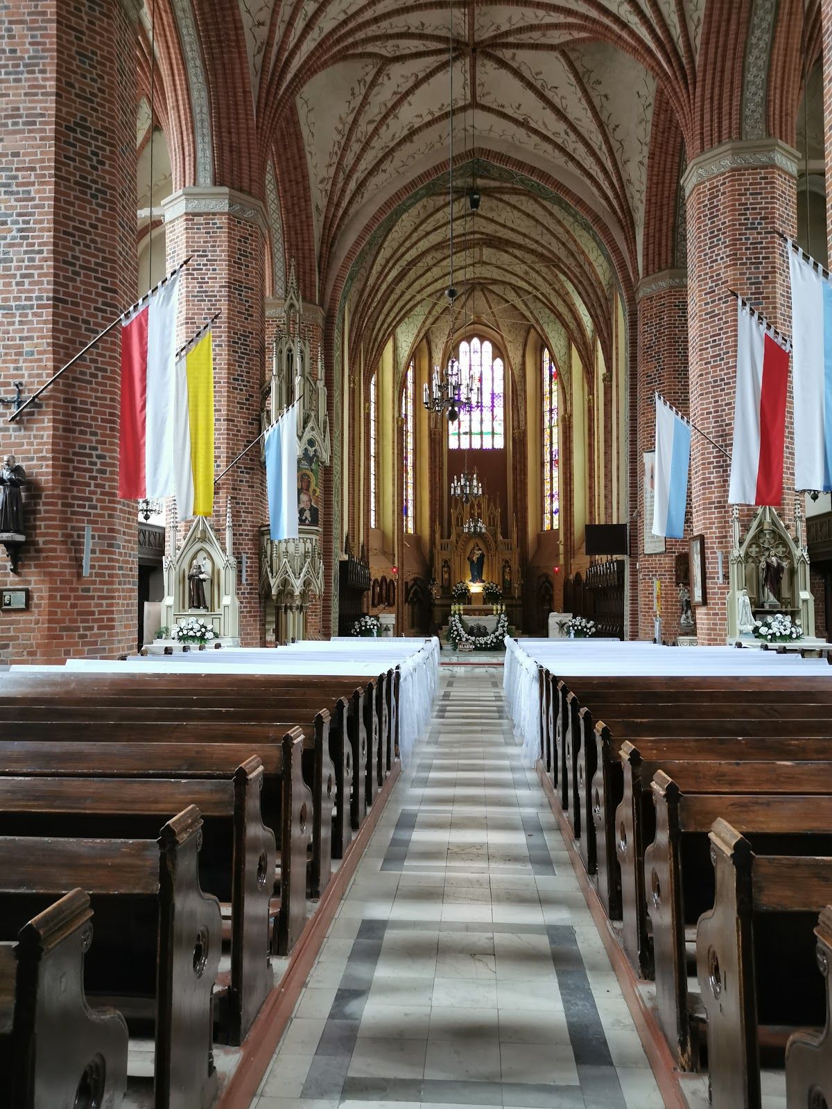 Church. Maternity of the Blessed Virgin Mary in Trzebiatów, Trzebiatów, gmina Trzebiatów, Gryfice County, West Pomeranian Voivodeship, Poland