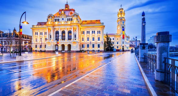  Art Nouveau city in Oradea, Romania - Transylvania