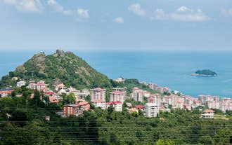 Photo of Rize Camlihemsin Pokut Plateau, a unique place where green and sky come together, Turkey.