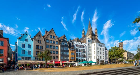 Photo of Gross Saint Martin in Cologne, Germany.