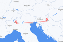 Zagreb to Milan