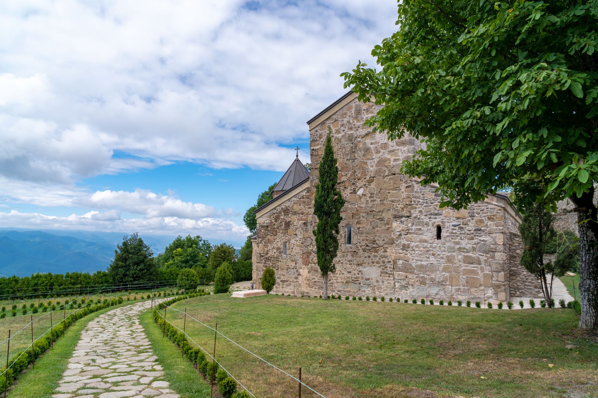 Photo of Mediaeval orthodox church Zedazeni near Mtskheta, Georgia.