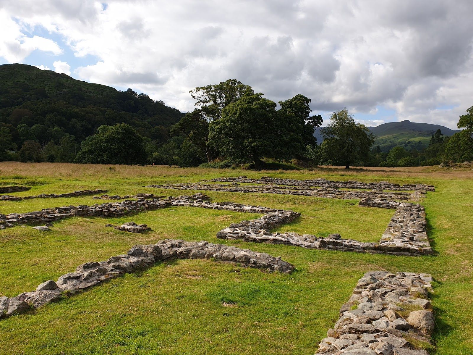 Ambleside Roman Fort, Lakes, South Lakeland, Cumbria, North West England, England, United Kingdom