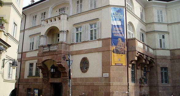 photo of view of South Tyrol Museum of Archaeology, Bolzano, Italy.