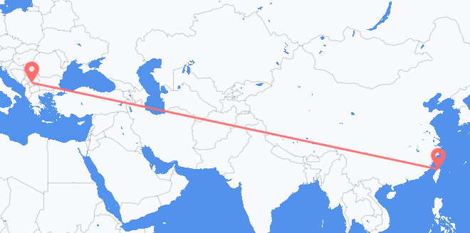 台湾 到科索沃