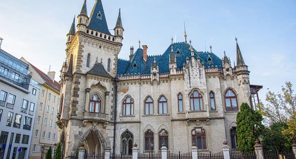 Photo of Jakabov Palace in Kosice Slovakia.