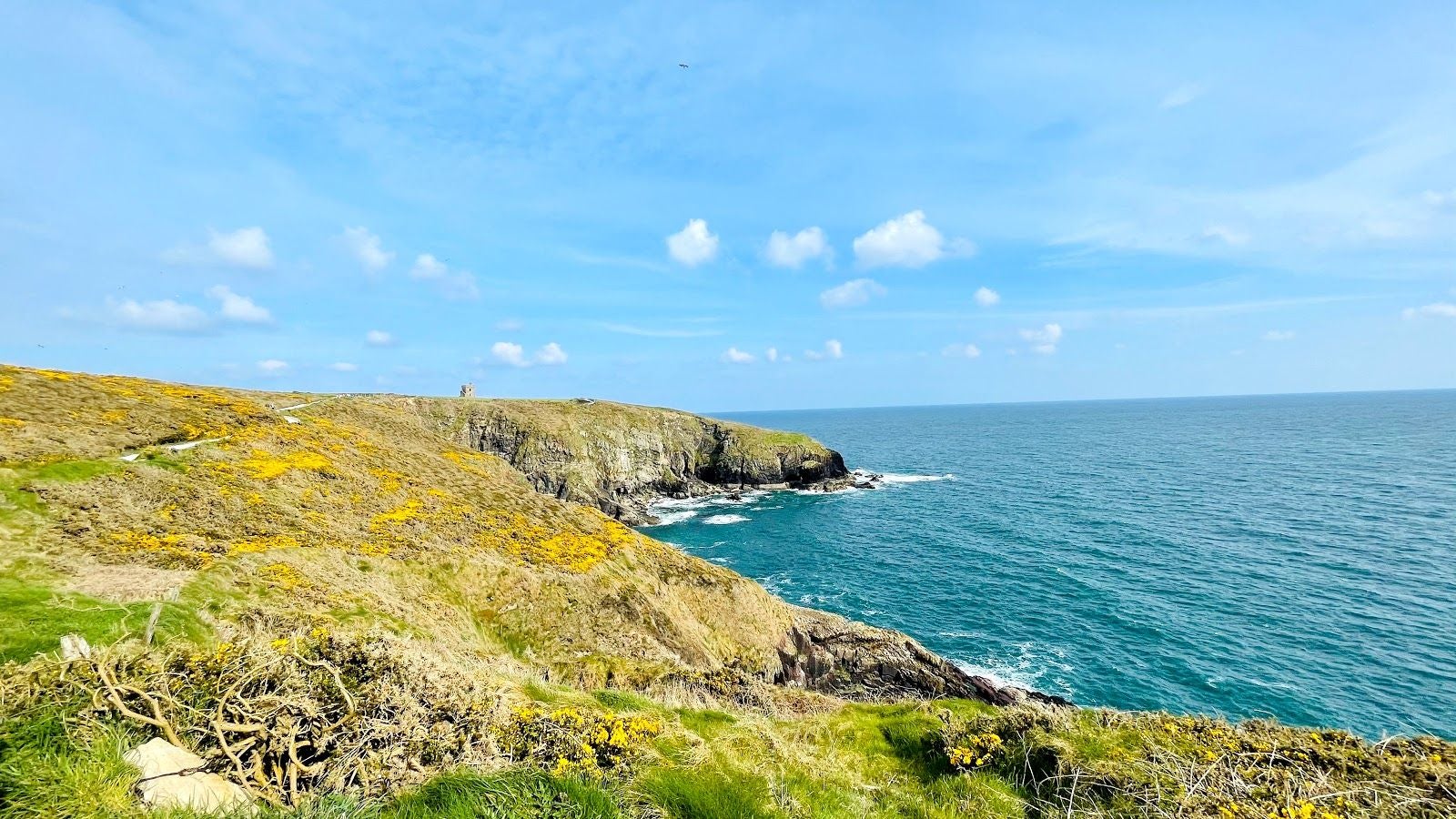 Ardmore Cliff Walk, Dysert, Ardmore, The Municipal District of Dungarvan — Lismore, County Waterford, Munster, Ireland