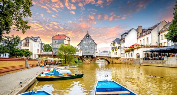 photo of view  of Old city of Bad Kreuznach, Germany.