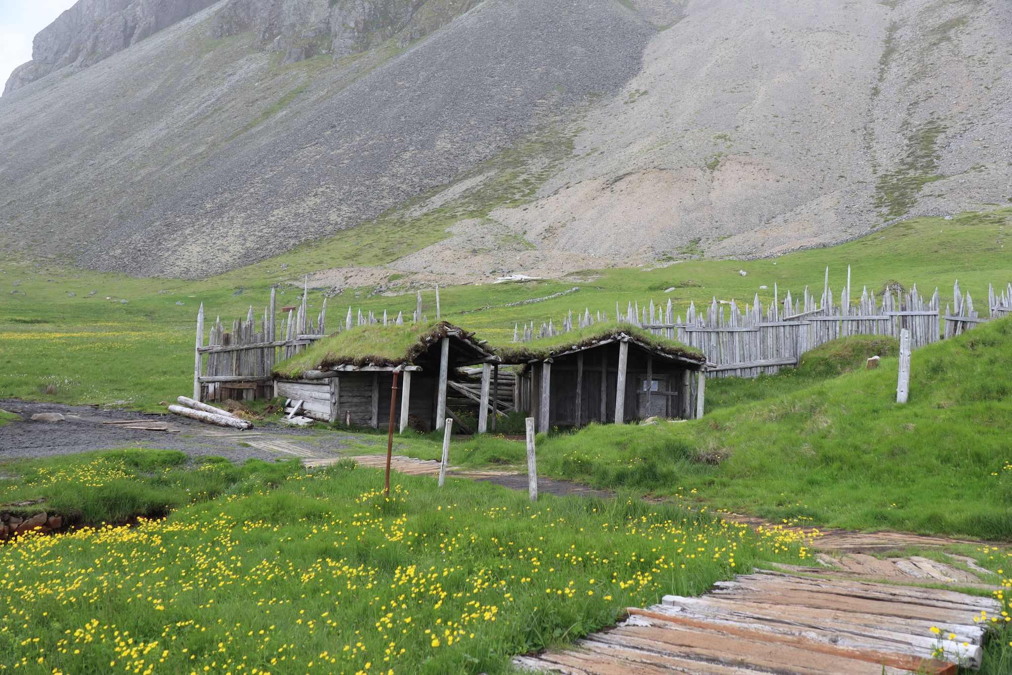 Photo of Viking Village in Hafnarfjörður Iceland.