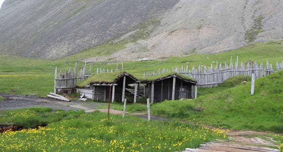 Photo of Viking Village in Hafnarfjörður Iceland.
