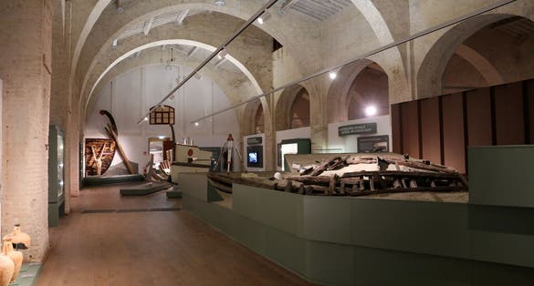 Museo delle navi antiche di Pisa,Italy.