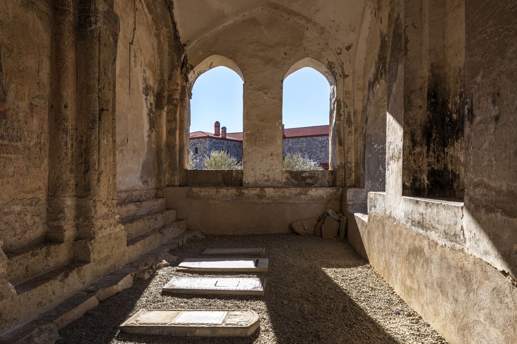 Famous Alaverdi monastery in Kakheti region in Georgia