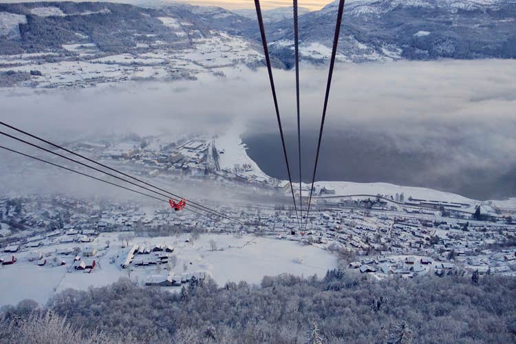 Vossavangen in Norway.