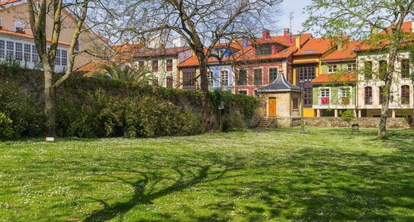 Photo of summer day in-aviles ,Spain .