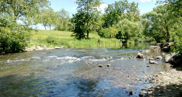 photo of view of Günther-Klotz-Anlage, Karlsruhe, Germany.