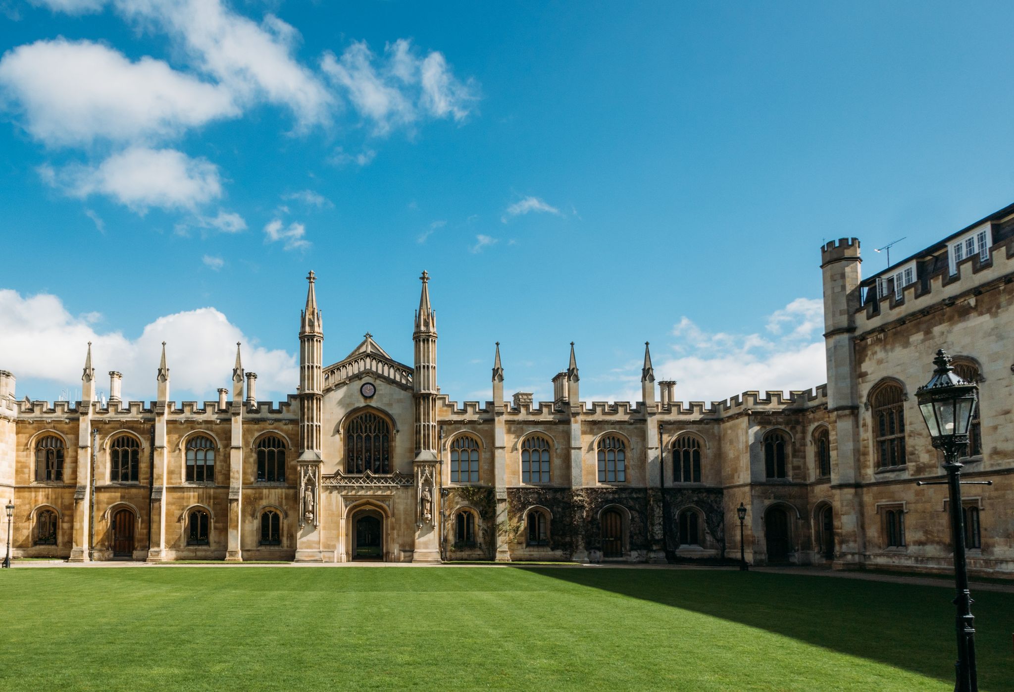 Photo of beautiful view of the city and university of Cambridge, United Kingdom.