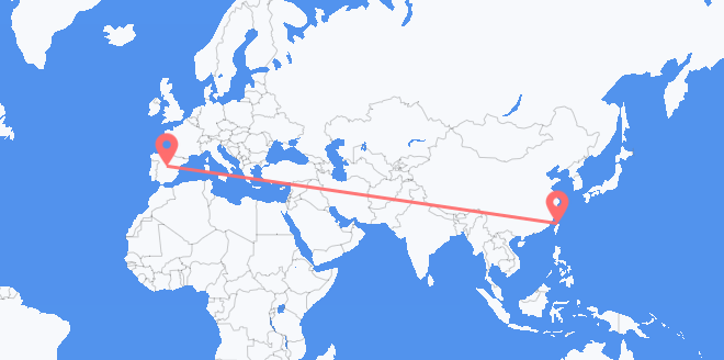 台湾 スペインへ