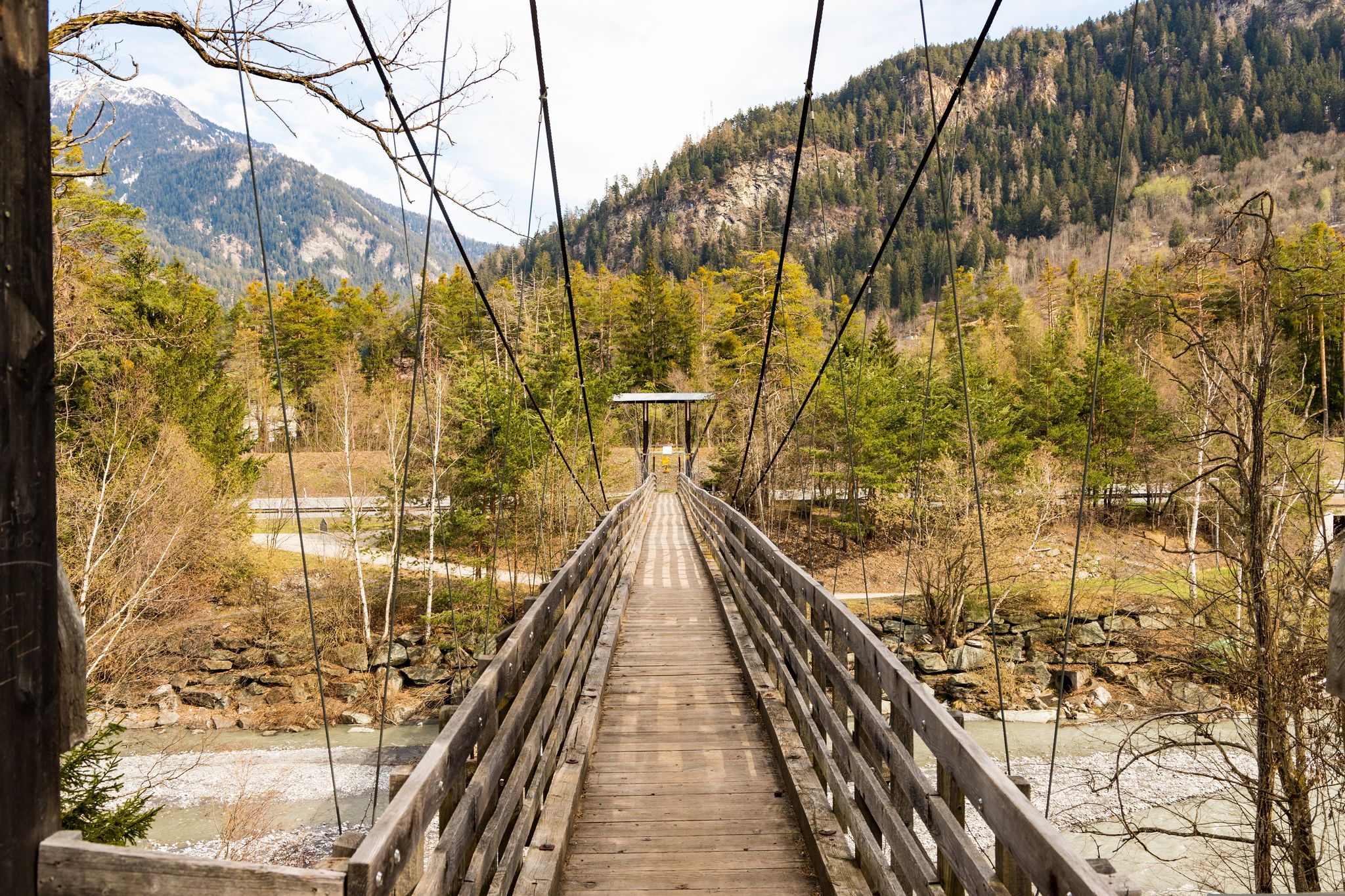 Bridge, Rhine, Chur .