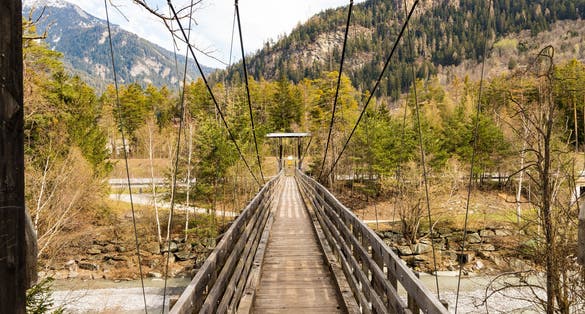 Bridge, Rhine, Chur .