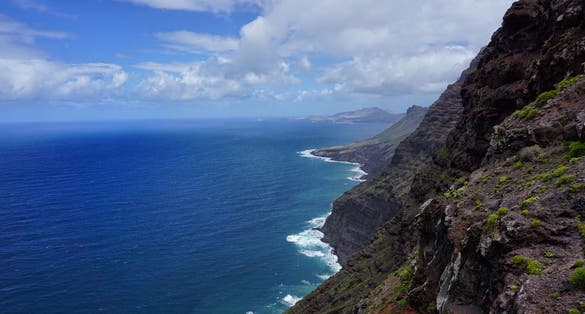 Las Palmas, the capital city of Gran Canaria in the Canary Islands, Spain.