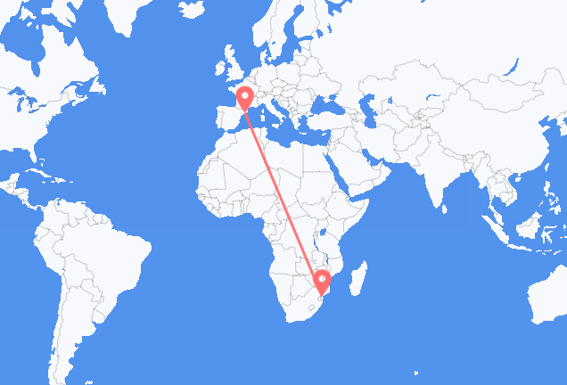 Maputo to Barcelona