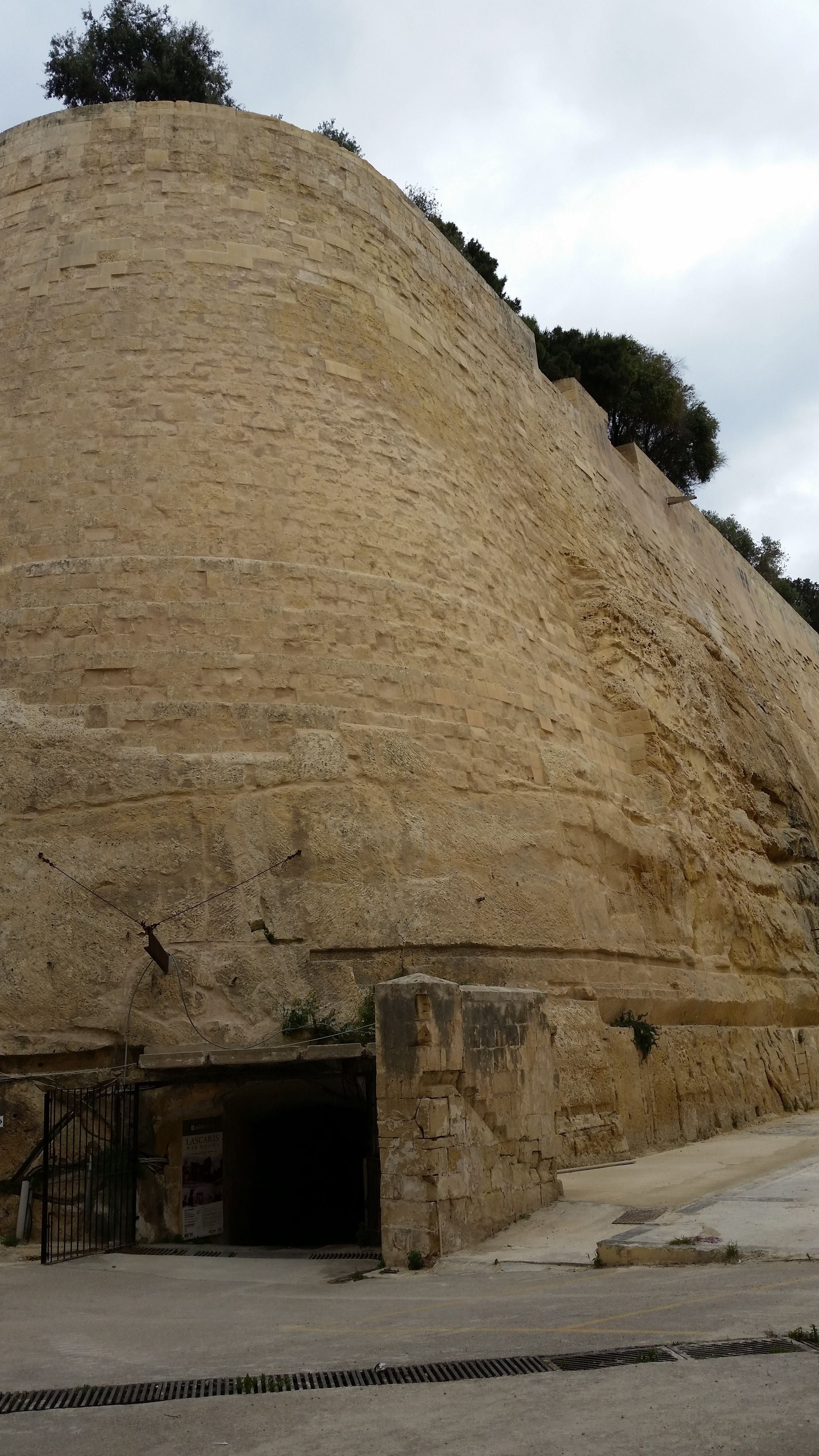 Lascaris War Room Entrance in Valletta, Malta