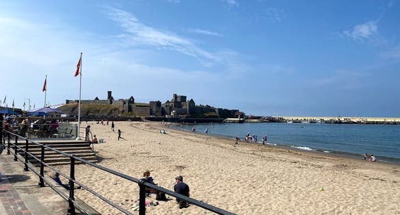 photo of view of Peel, Peel, the Isle of Man.