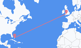 the Bahamas to Wales