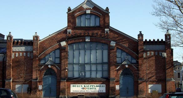 Photo of Oulu Market Hall, Finland.