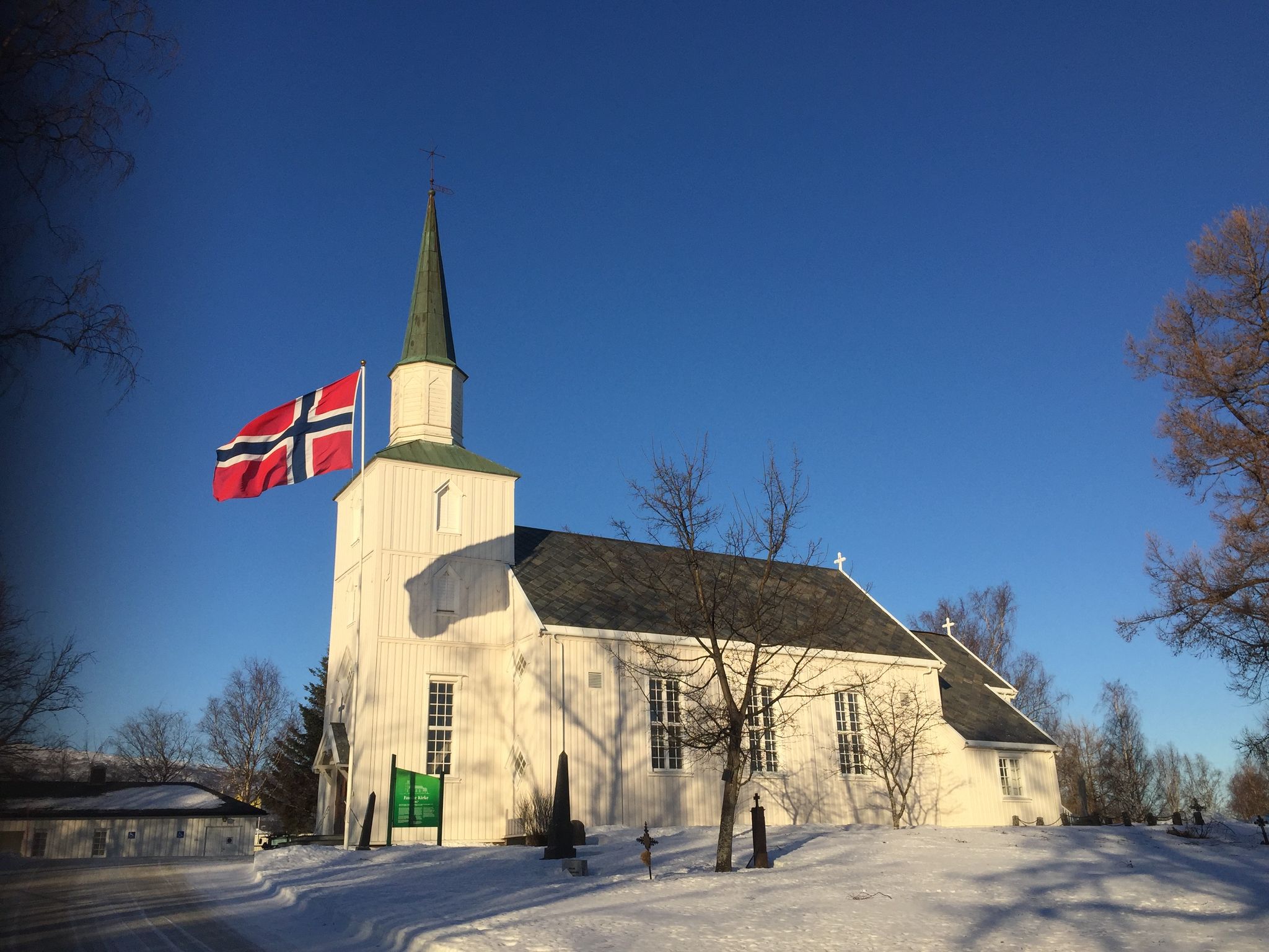 traveling norway's churches in winter and fall.