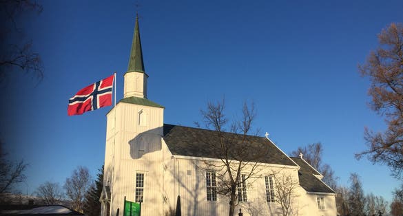 traveling norway's churches in winter and fall.
