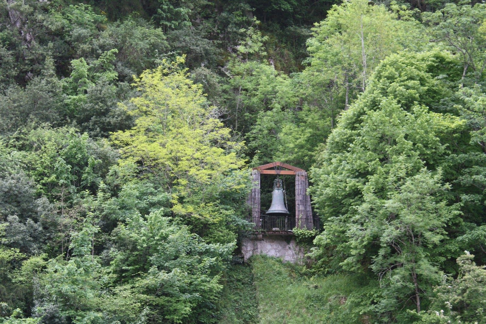 Campana de Covadonga, Cangas de Onís, Asturias, Spain