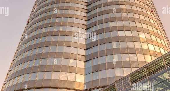 photo of view of  Millennium Tower,Vienna Austria.