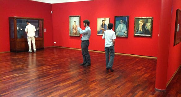 Museum Kunstpalast interiors and collection, in Dusseldorf