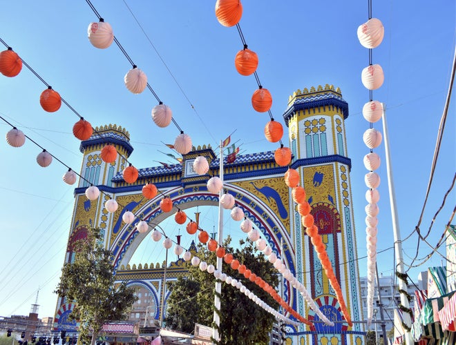 The traditional Spanish Festival La Feria de Sevilla 2018 Casetas.jpg