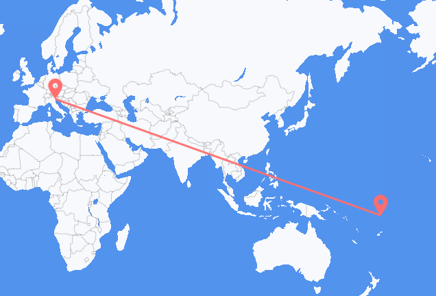 frá Funafuti til Feneyja