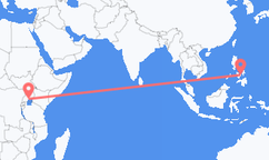 恩德培 飞往宿务市