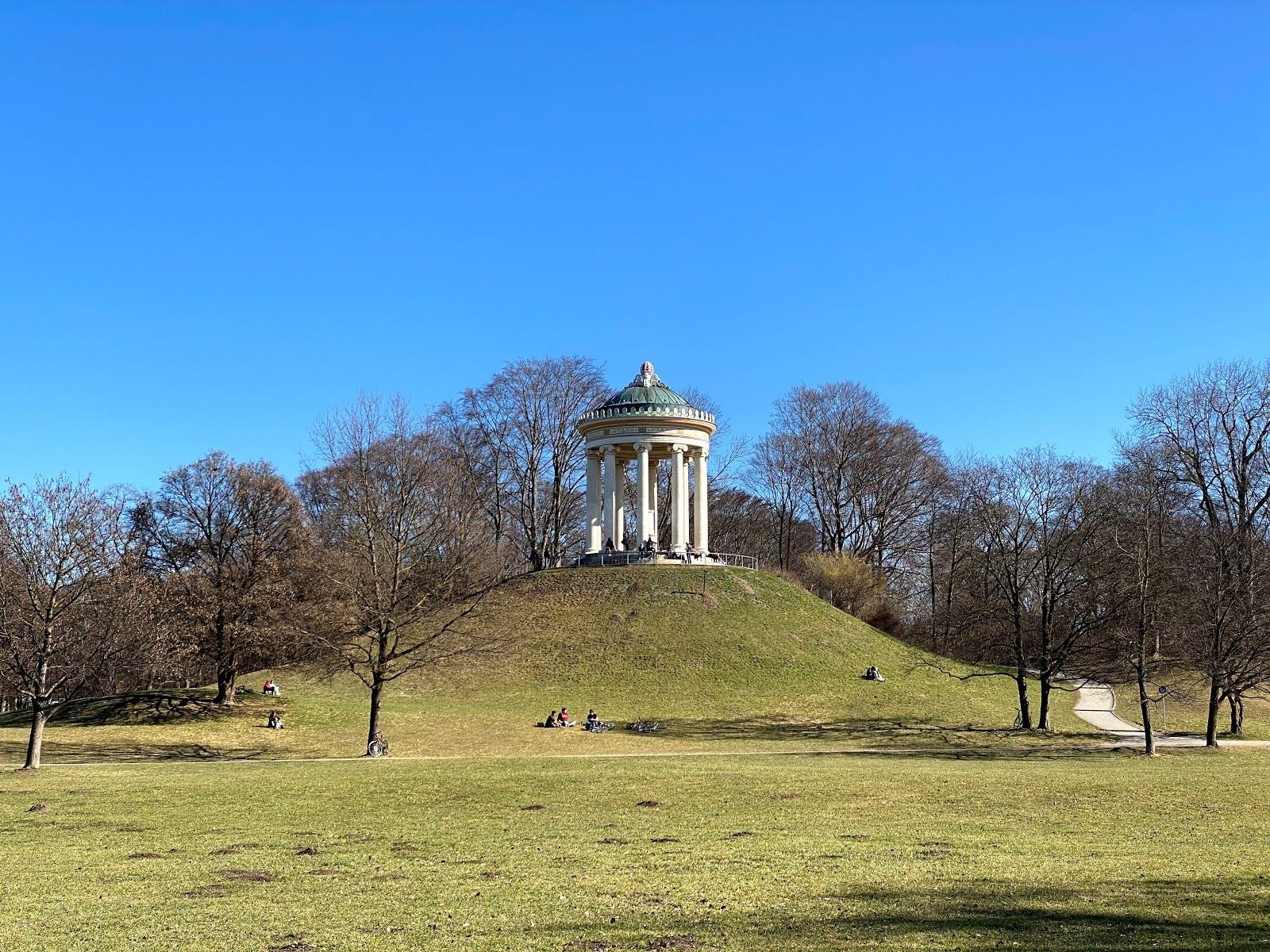 Monopteros im Englischen Garten, Bezirksteil Englischer Garten Süd, Altstadt-Lehel, Munich, Bavaria, Germany