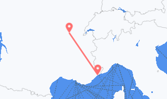 Train tickets from Nice to Mâcon