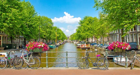 Amsterdam in summer