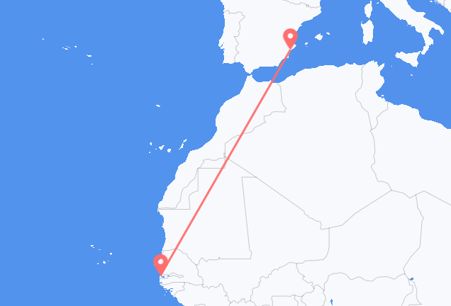 Banjul to Alicante