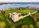 Photo of aerial view of Portchester Castle in Hampshire, England.