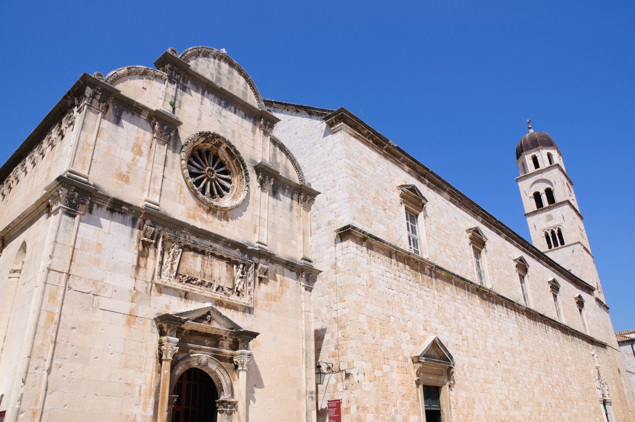 Photo of Franciscan Monastery in Dubrovnik Croatia.